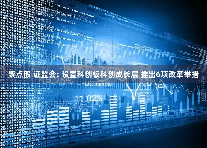 聚点股 证监会: 设置科创板科创成长层 推出6项改革举措