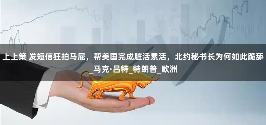 上上策 发短信狂拍马屁，帮美国完成脏活累活，北约秘书长为何如此跪舔_马克·吕特_特朗普_欧洲